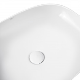 Раковина-чаша Qtap Cardinal 500х380х140 White с донным клапаном QT04117050TW