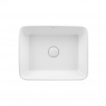 Раковина-чаша Qtap Tern 475х370х140 White с донным клапаном QT17112074W