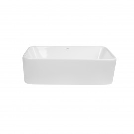 Раковина-чаша Qtap Tern 475х370х140 White с донным клапаном QT17112074W