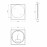 Зеркало Qtap Taurus 800х850х140 Black/Whitish oak с LED-подсветкой QT2478ZP800BWO
