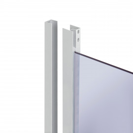 Душевая кабина Lidz Wawel SC80x80.SAT.LOW.GR, стекло тонированное 4 мм без поддона