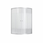 Душевая кабина Lidz Wieza SC80x80.SAT.HIGH.L, стекло Linie 4 мм без поддона