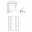 Душевая кабина Lidz Wiezak SC80x80.SAT.LOW.L, стекло Linie 4 мм без поддона