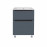 Комплект Qtap Scorpio 605х825х460 Graphite тумба напольная + раковина врезная QT1471TNВ6023060CG
