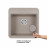 Кухонная мойка Qtap CS 5151 Beige (QTCS5151BEI)