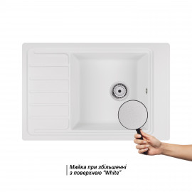 Кухонная мойка Qtap CS 7751 White (QTCS7751WHI)