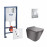 Набор инсталляция 4 в 1 Grohe Rapid SL 38772001 + унитаз с сиденьем Qtap Tern QT1733052ER