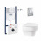 Набор инсталляция 4 в 1 Grohe Rapid SL 3884000G + унитаз с сиденьем Qtap Aries QT0333063ERW