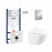 Набор инсталляция 4 в 1 Grohe Rapid SL 3884000G + унитаз с сиденьем Qtap Robin QT1333046ENRW