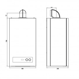 Котел газовый Airfel DigiFEL DUO 36 кВт двухконтурный