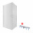 Набор Qtap душевая кабина Gemini CRM1018RC6 100х80 см, стекло Clear 6 мм + трап линейный Dry FB304-600 с сухим затвором и нержавеющей решеткой 600х73 мм
