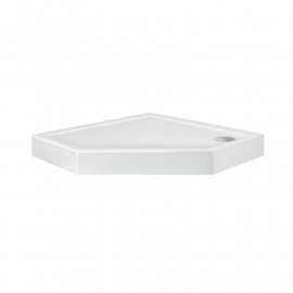 Набор Qtap душевая кабина Scorpio BLA10995-AC6 Clear 2120x900x900 мм + поддон Diamond 309912 90x90x12 см с сифоном