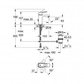 Смеситель для раковины Grohe Eurocube 2312700E