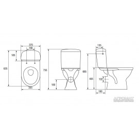 MERIDA 30 MR011 3/6л Компакт+крышка полипр.