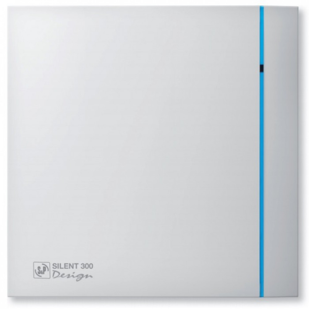 SILENT-300 CZ DESIGN-3C (230V 50)  витяжний вентилятор, 150мм колір білий, 3 декоративних накладки