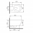 3020140G ART 2.0 Wall hung rimless toilet, grey. Fixing kit included.