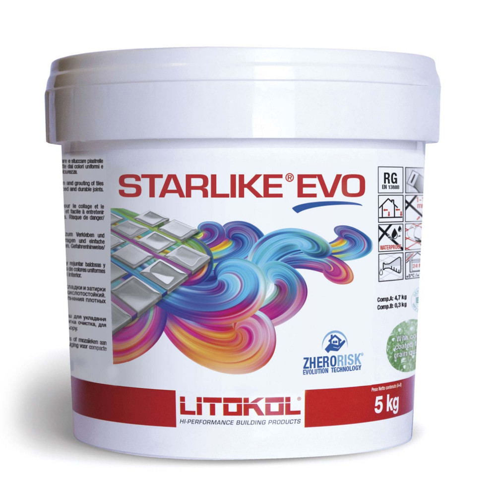 Клей-зат STARLIKE EVO 100/5кг Экстра белая