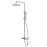 37520121 FRESH Термостатическая душевая система с удлиненной трубкой верхнего душа, хром