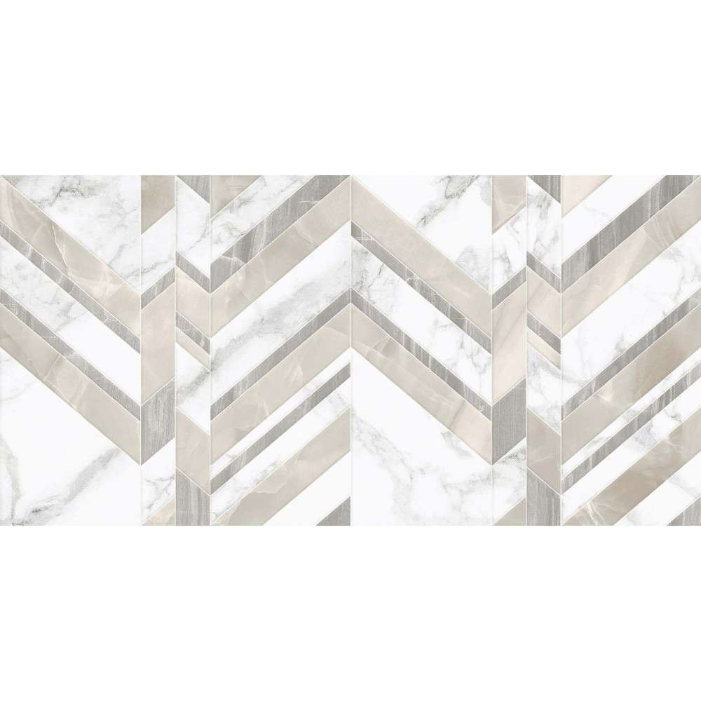 MARMO BIANCO Chevron білий G70151