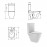 3010110 LAGUNA Компакт безободочный+крышка quick-fix, soft-close
