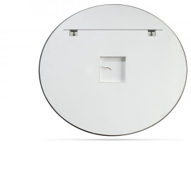 Дзеркало   AMATO  , кругле, скло стандарт 4 мм, підсвітка на стіну біла, кнопка знизу по центру, еврокромка, 600х600