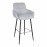 Стул барный OLIVA, светло-серый