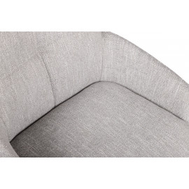 Кресло поворотное OLIVA, светло-серый