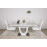 Стол обеденный TORONTO NEW 120, керамика белый
