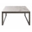 Стол журнальный BRIGHTON S, светло-серый глянец